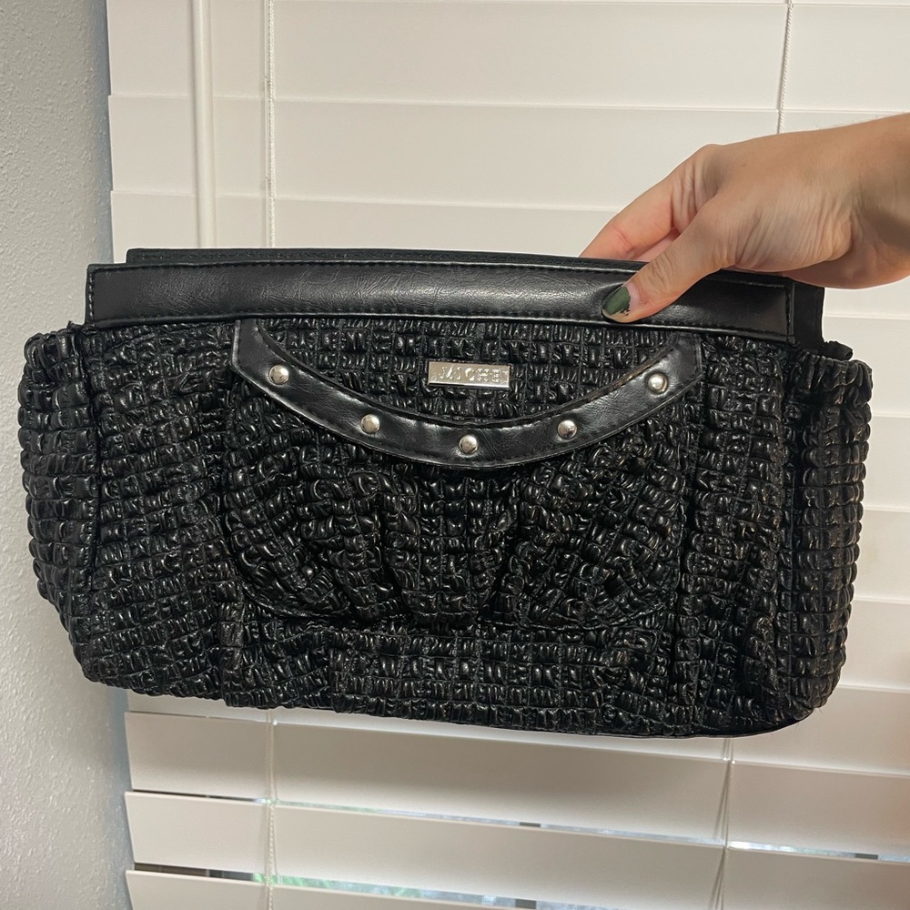 Miche Black Textured Clutch